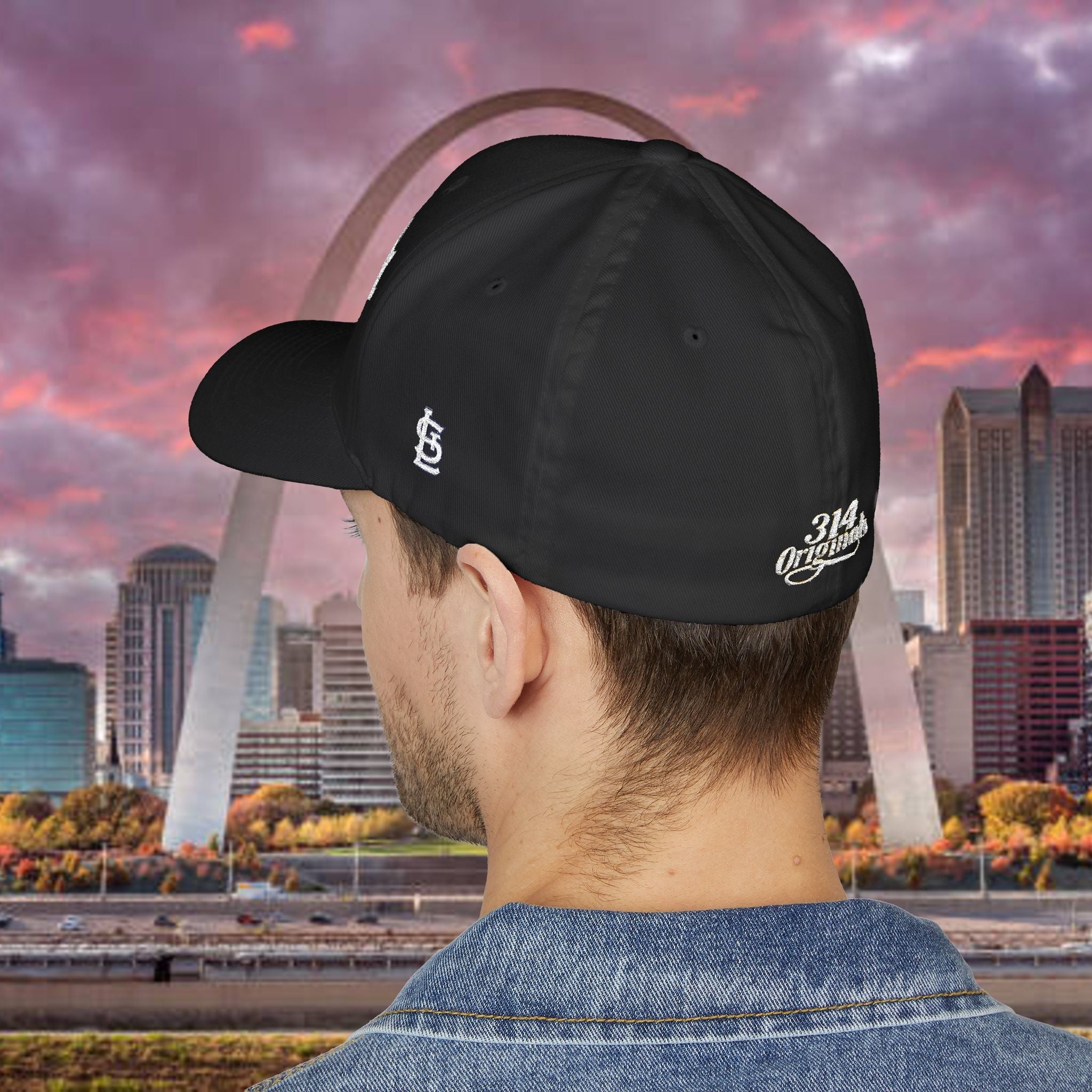 Southside Embroidered Cap — Vintage Gothic Script Hat with 314 Originals Back Logo - 314 Originals