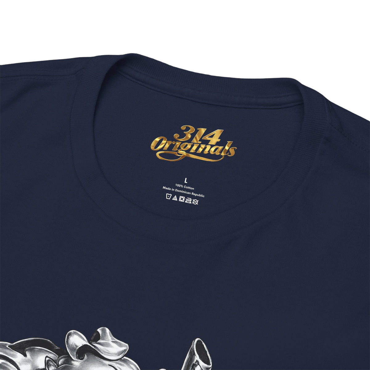 'Stay Original' Chrome Bulldog Graphic Tee - 314 Originals