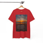 Sunset Beach Quote T‑Shirt — Inspirational Ocean Sunrise Tee - 314 Originals
