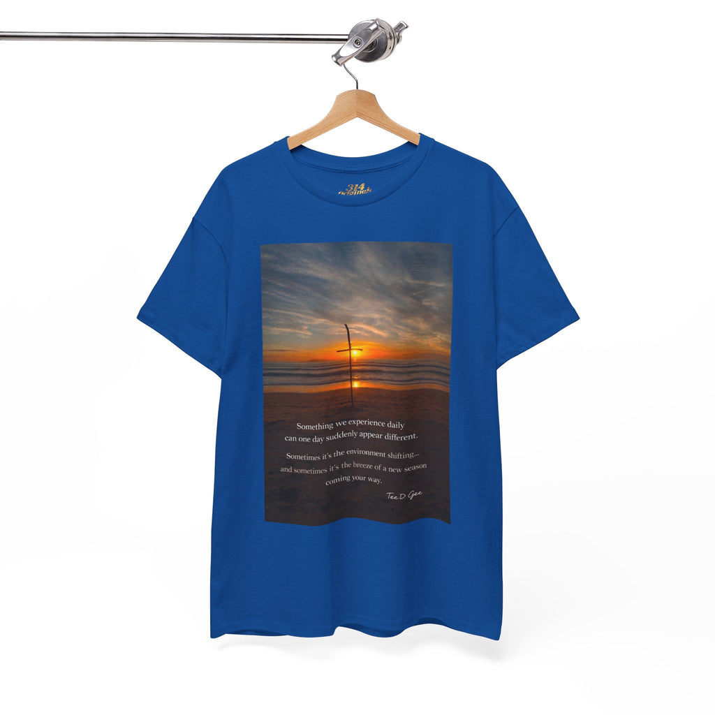 Sunset Beach Quote T‑Shirt — Inspirational Ocean Sunrise Tee - 314 Originals