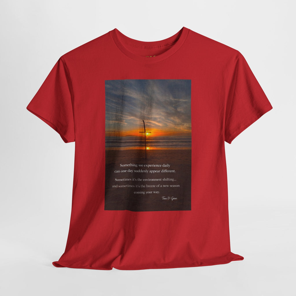 Sunset Beach Quote T‑Shirt — Inspirational Ocean Sunrise Tee - 314 Originals
