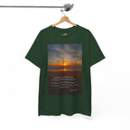 Sunset Beach Quote T‑Shirt — Inspirational Ocean Sunrise Tee - 314 Originals