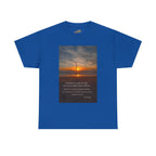 Sunset Beach Quote T‑Shirt — Inspirational Ocean Sunrise Tee - 314 Originals