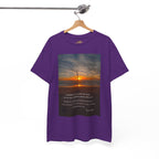 Sunset Beach Quote T‑Shirt — Inspirational Ocean Sunrise Tee - 314 Originals