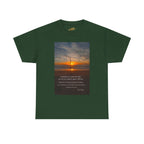 Sunset Beach Quote T‑Shirt — Inspirational Ocean Sunrise Tee - 314 Originals