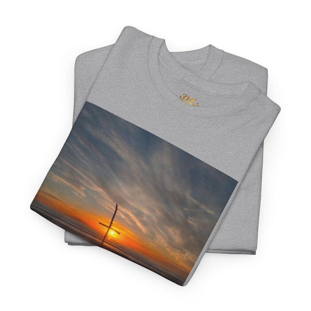 Sunset Beach Quote T‑Shirt — Inspirational Ocean Sunrise Tee - 314 Originals