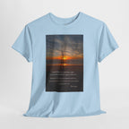 Sunset Beach Quote T‑Shirt — Inspirational Ocean Sunrise Tee - 314 Originals