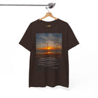 Sunset Beach Quote T‑Shirt — Inspirational Ocean Sunrise Tee - 314 Originals