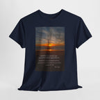 Sunset Beach Quote T‑Shirt — Inspirational Ocean Sunrise Tee - 314 Originals