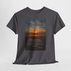Sunset Beach Quote T‑Shirt — Inspirational Ocean Sunrise Tee - 314 Originals