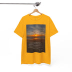 Sunset Beach Quote T‑Shirt — Inspirational Ocean Sunrise Tee - 314 Originals