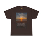 Sunset Beach Quote T‑Shirt — Inspirational Ocean Sunrise Tee - 314 Originals