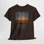 Sunset Beach Quote T‑Shirt — Inspirational Ocean Sunrise Tee - 314 Originals