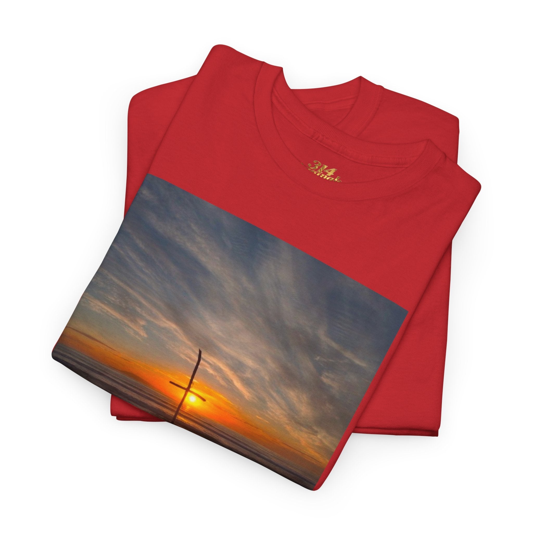 Sunset Beach Quote T‑Shirt — Inspirational Ocean Sunrise Tee - 314 Originals