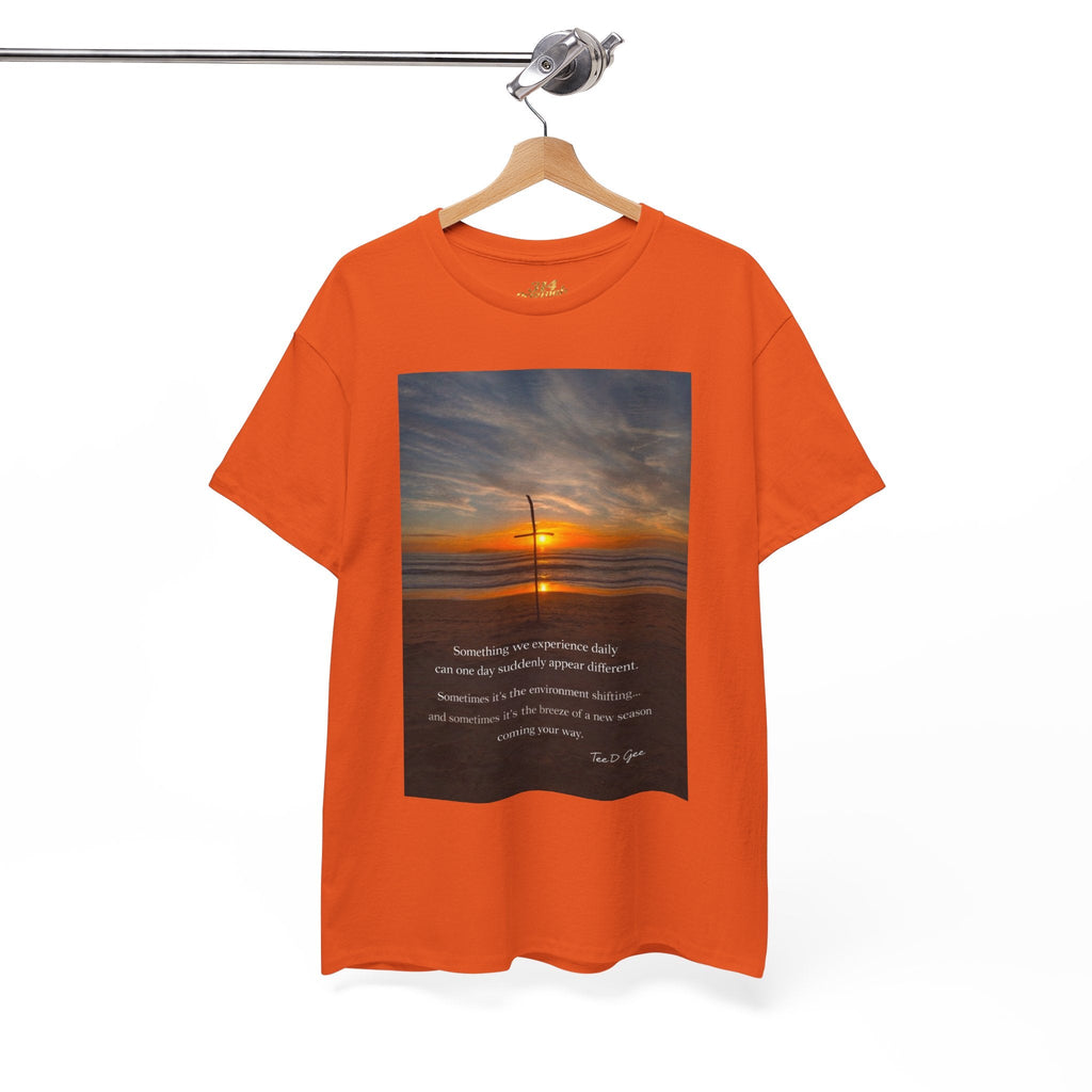 Sunset Beach Quote T‑Shirt — Inspirational Ocean Sunrise Tee - 314 Originals