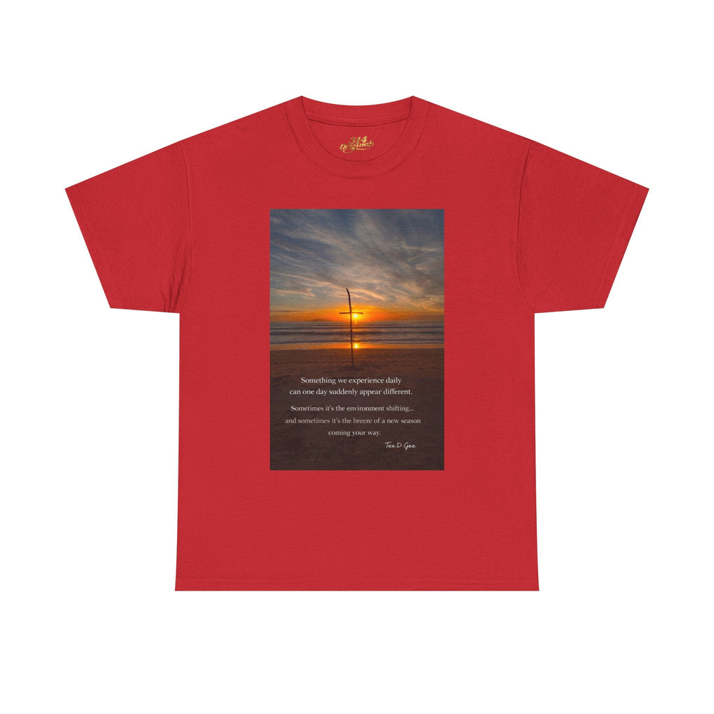 Sunset Beach Quote T‑Shirt — Inspirational Ocean Sunrise Tee - 314 Originals