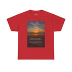 Sunset Beach Quote T‑Shirt — Inspirational Ocean Sunrise Tee - 314 Originals