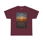 Sunset Beach Quote T‑Shirt — Inspirational Ocean Sunrise Tee - 314 Originals