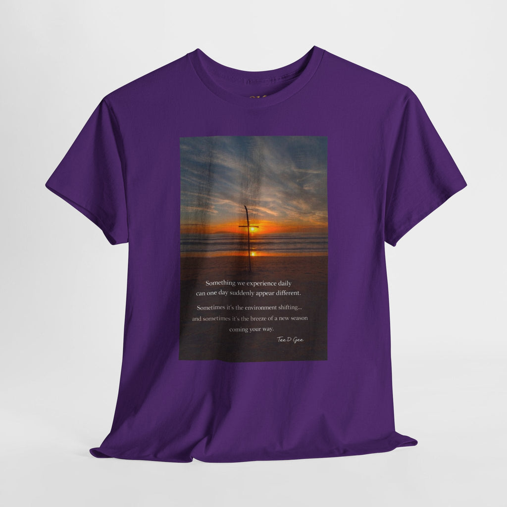 Sunset Beach Quote T‑Shirt — Inspirational Ocean Sunrise Tee - 314 Originals