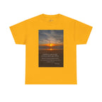 Sunset Beach Quote T‑Shirt — Inspirational Ocean Sunrise Tee - 314 Originals