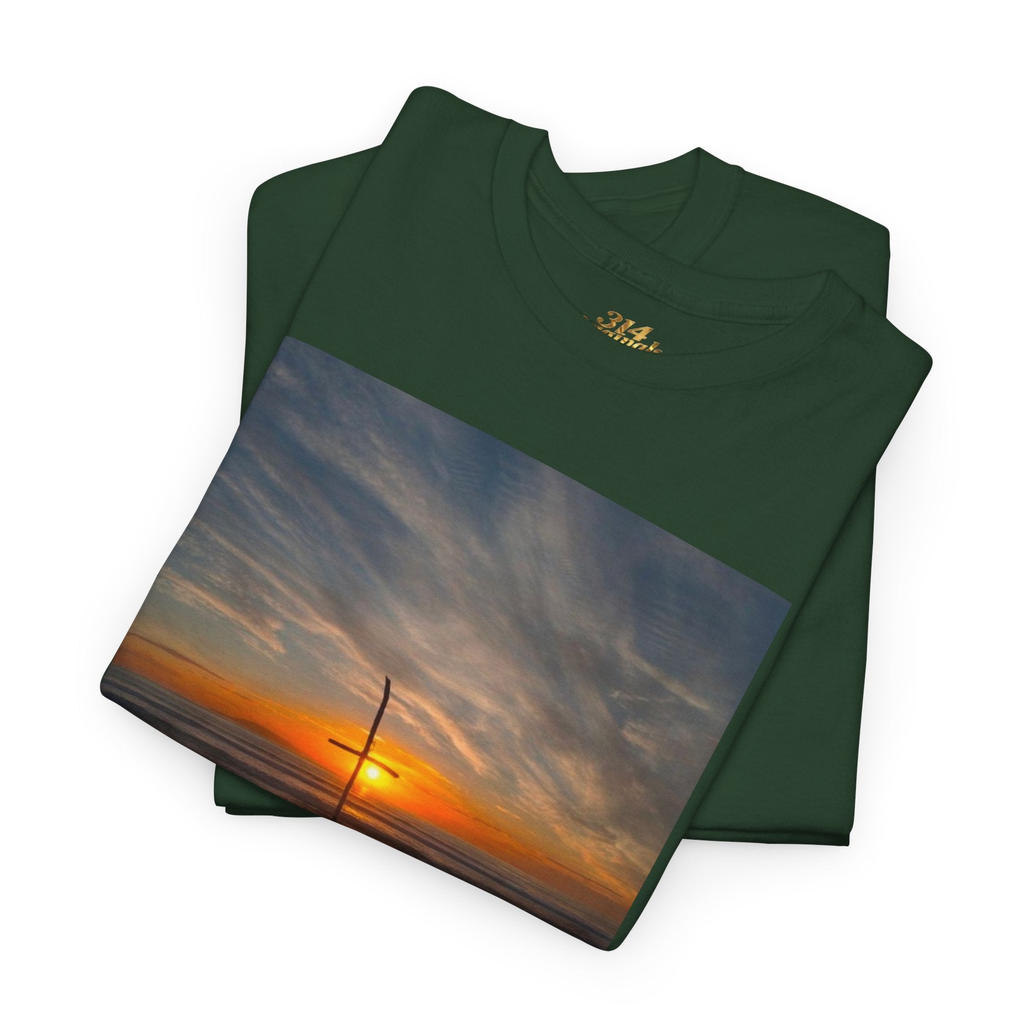 Sunset Beach Quote T‑Shirt — Inspirational Ocean Sunrise Tee - 314 Originals