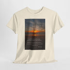 Sunset Beach Quote T‑Shirt — Inspirational Ocean Sunrise Tee - 314 Originals
