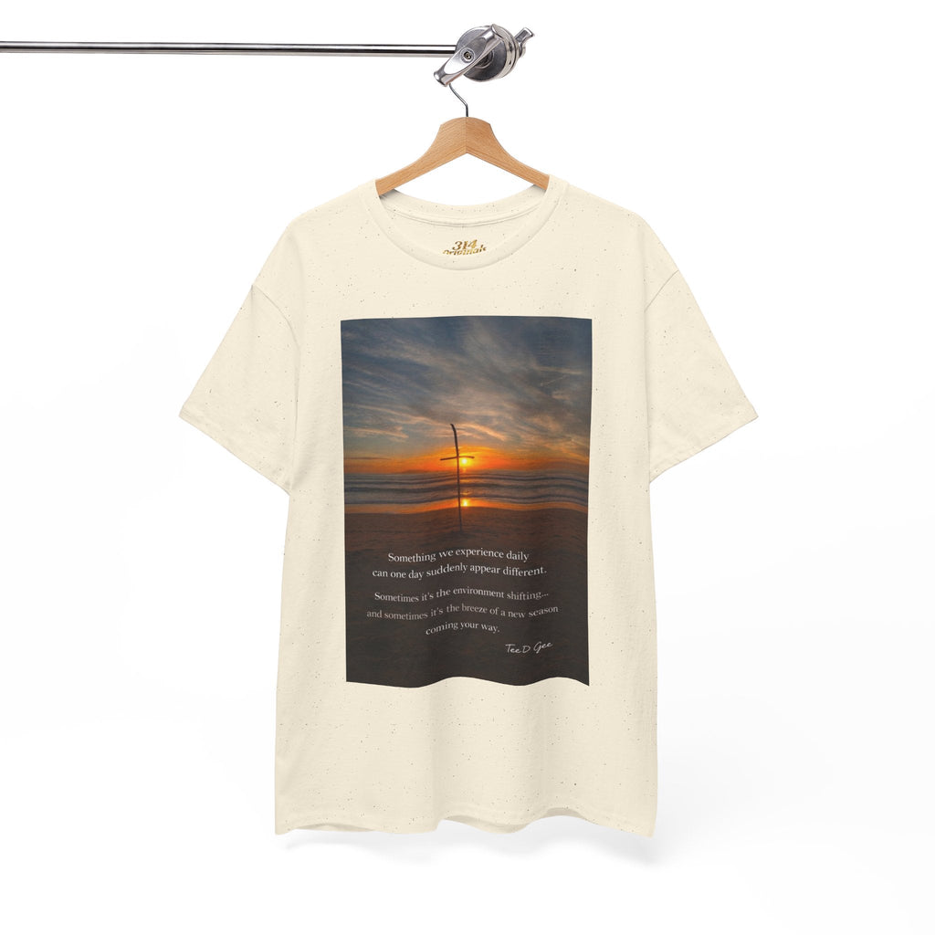 Sunset Beach Quote T‑Shirt — Inspirational Ocean Sunrise Tee - 314 Originals