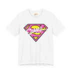 Super Sassy Tee — Pink & Yellow S Badge Graphic T-Shirt - 314 Originals