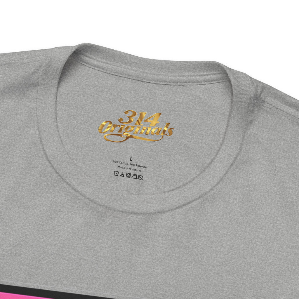 Super Sassy Tee — Pink & Yellow S Badge Graphic T-Shirt - 314 Originals