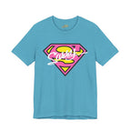 Super Sassy Tee — Pink & Yellow S Badge Graphic T-Shirt - 314 Originals