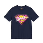 Super Sassy Tee — Pink & Yellow S Badge Graphic T-Shirt - 314 Originals