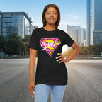 Super Sassy Tee — Pink & Yellow S Badge Graphic T-Shirt - 314 Originals