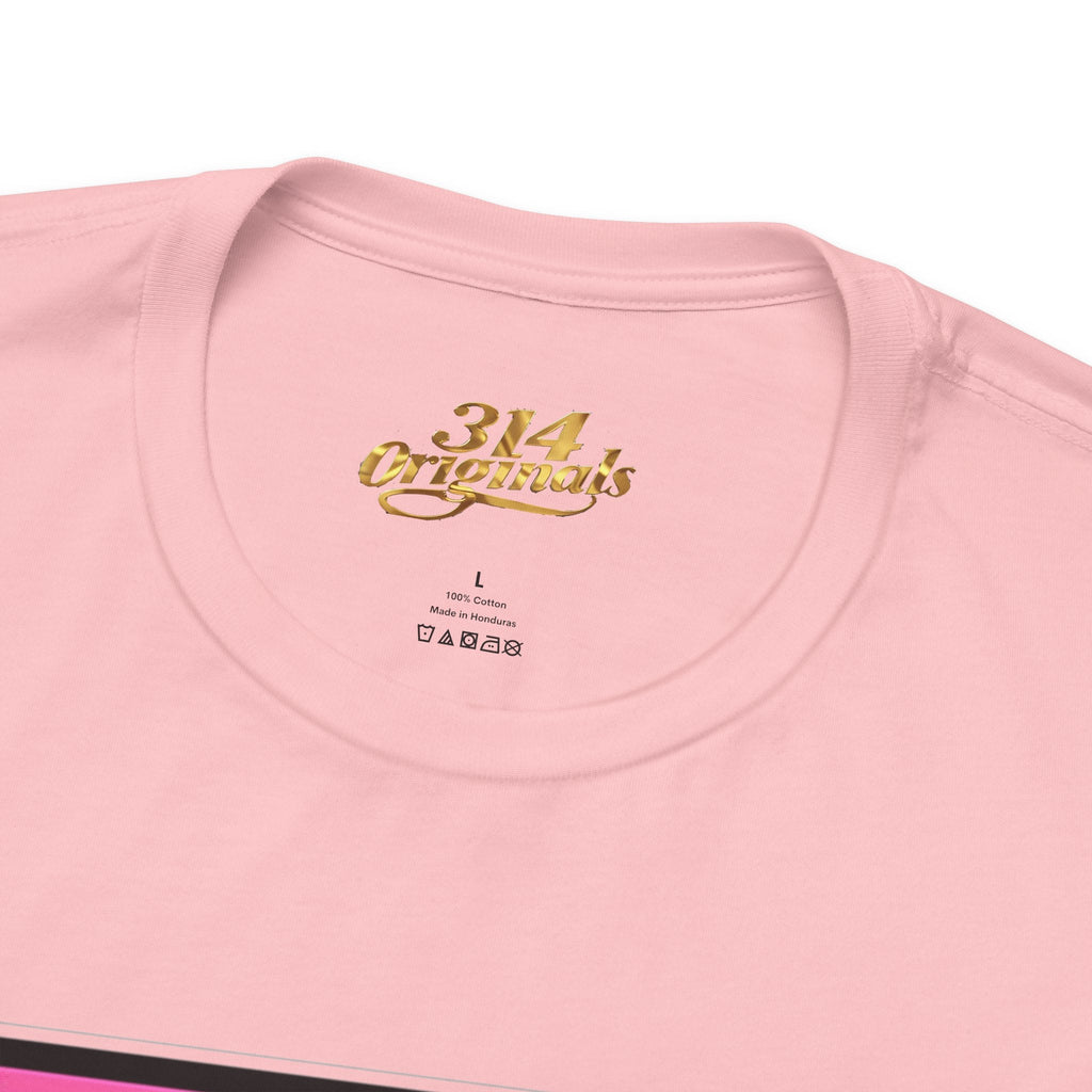Super Sassy Tee — Pink & Yellow S Badge Graphic T-Shirt - 314 Originals