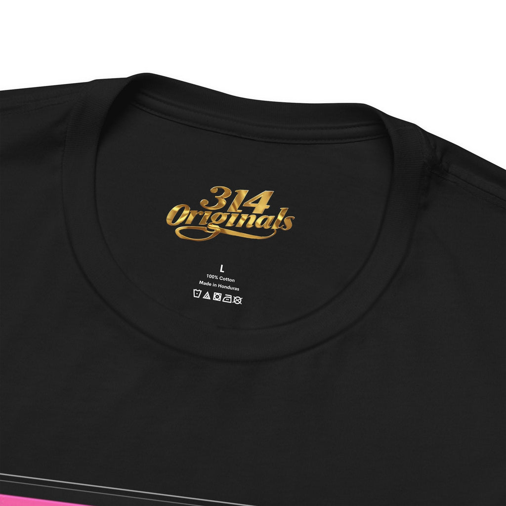 Super Sassy Tee — Pink & Yellow S Badge Graphic T-Shirt - 314 Originals