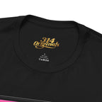 Super Sassy Tee — Pink & Yellow S Badge Graphic T-Shirt - 314 Originals
