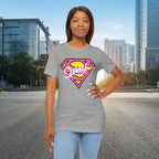 Super Sassy Tee — Pink & Yellow S Badge Graphic T-Shirt - 314 Originals