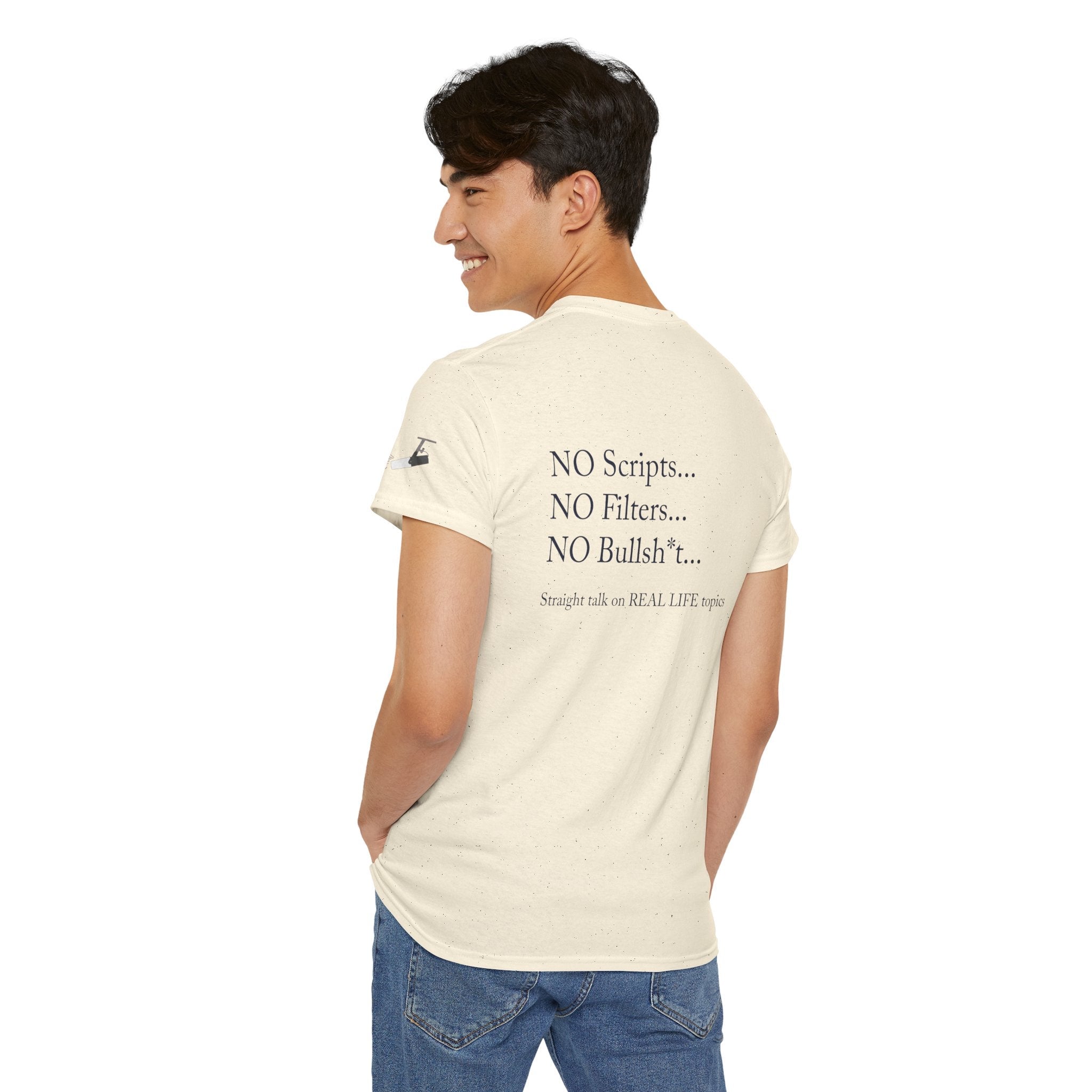 Tell It Like It Is Podcast — Bold Statement Graphic T‑Shirt ("No Scripts… No Filters… No Bullsh*t") - 314 Originals