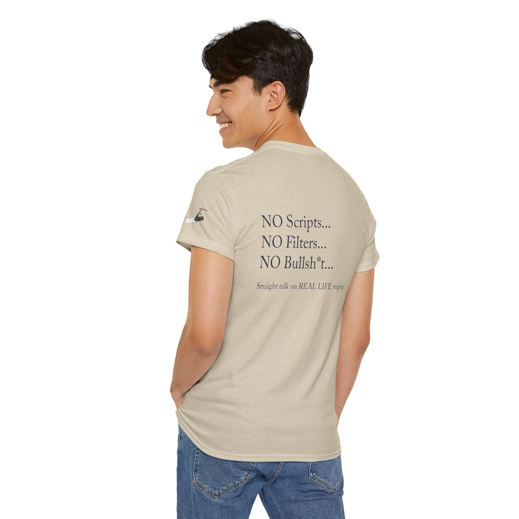 Tell It Like It Is Podcast — Bold Statement Graphic T‑Shirt ("No Scripts… No Filters… No Bullsh*t") - 314 Originals