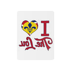 Temporary Tattoo - "I Love The Lou" Heart Fleur-de-Lis Design - 314 Originals
