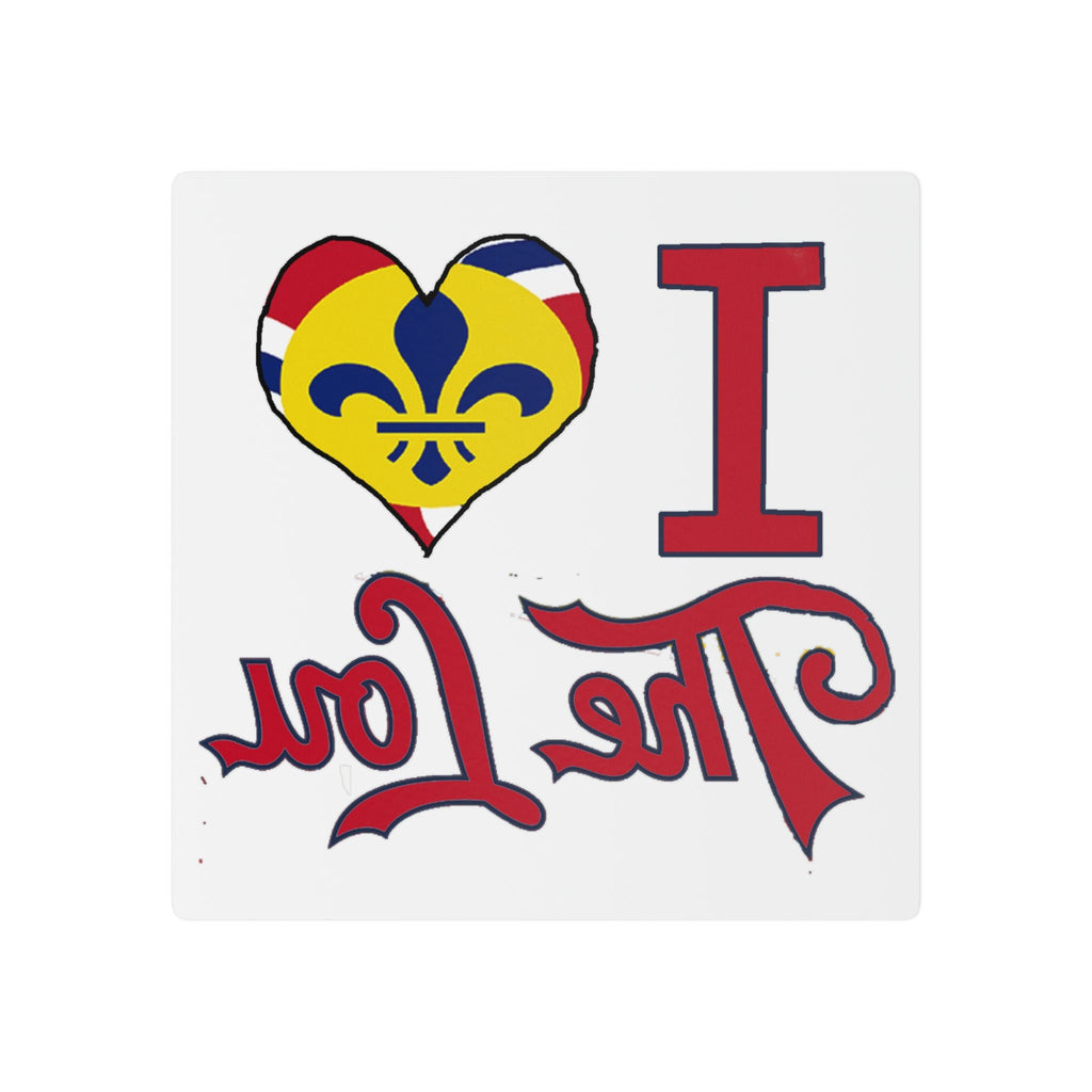 Temporary Tattoo - "I Love The Lou" Heart Fleur-de-Lis Design - 314 Originals