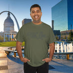 The Lou Script Green Tee — Vintage Script Graphic T-Shirt - 314 Originals