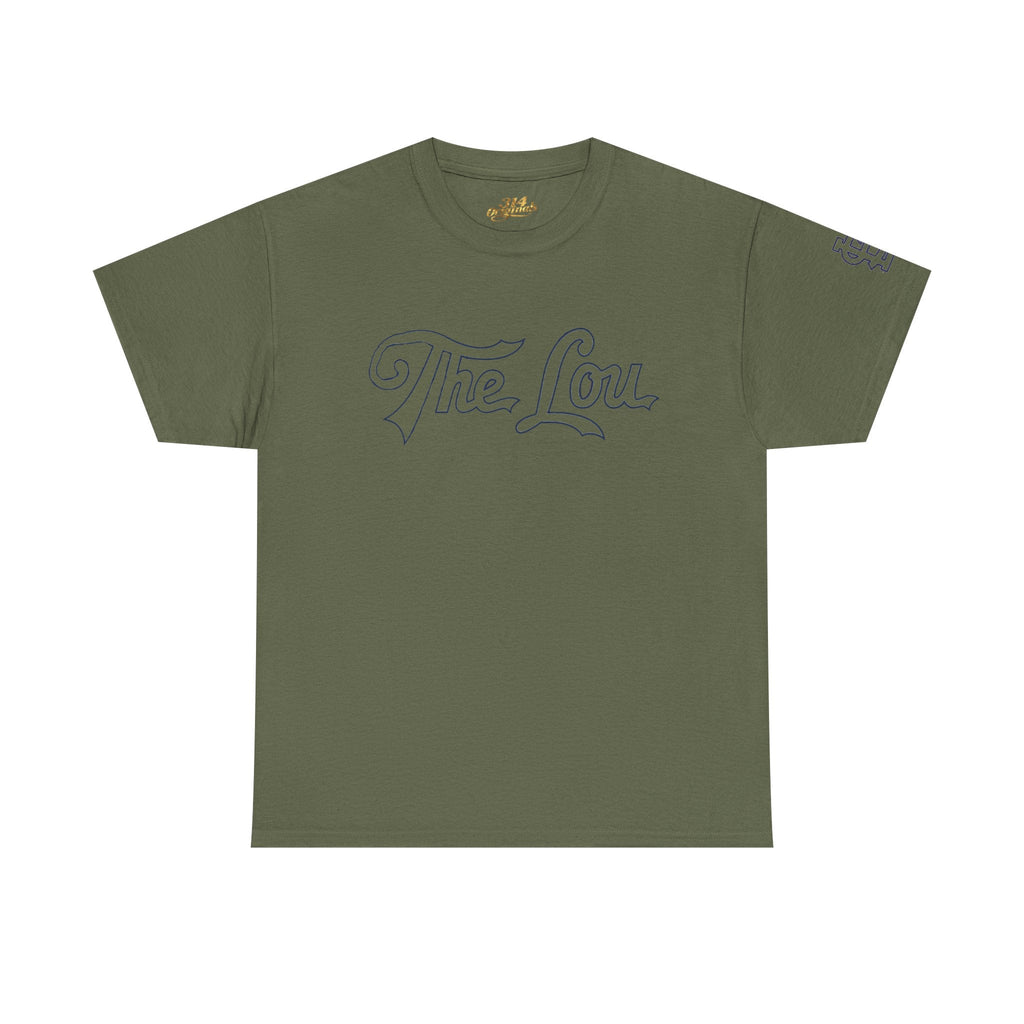 The Lou Script Green Tee — Vintage Script Graphic T-Shirt - 314 Originals