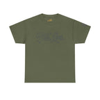 The Lou Script Green Tee — Vintage Script Graphic T-Shirt - 314 Originals