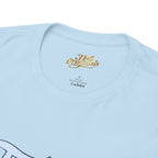 The Lou Script Light Blue Tee — Vintage Script Graphic T-Shirt - 314 Originals