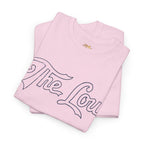 The Lou Script Pink Tee — Vintage Script Graphic T-Shirt - 314 Originals
