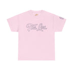 The Lou Script Pink Tee — Vintage Script Graphic T-Shirt - 314 Originals