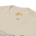 The Lou Script Sand Tee — Vintage Script Graphic T-Shirt - 314 Originals