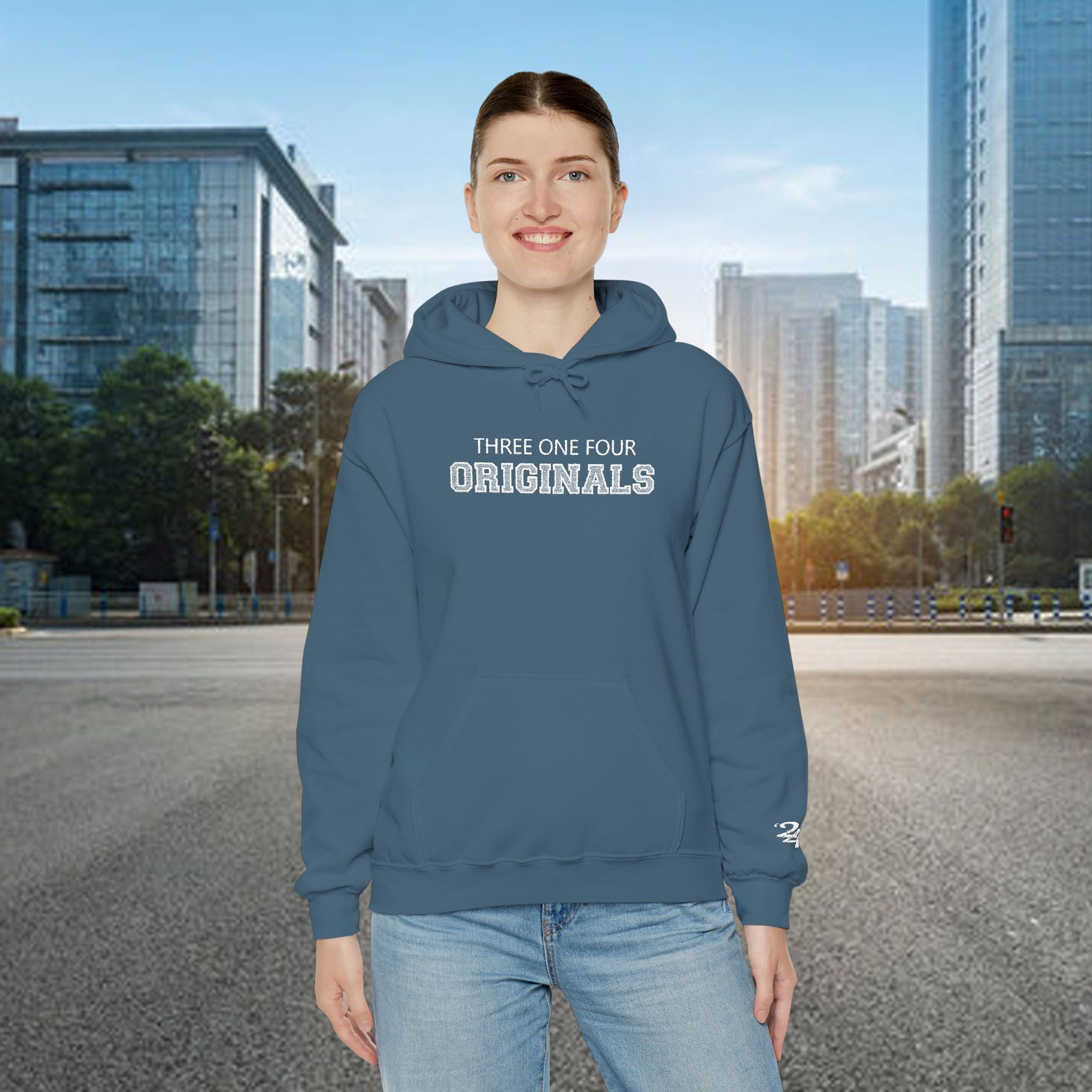 Three One Four Hoodie — Vintage Text - 314 Originals