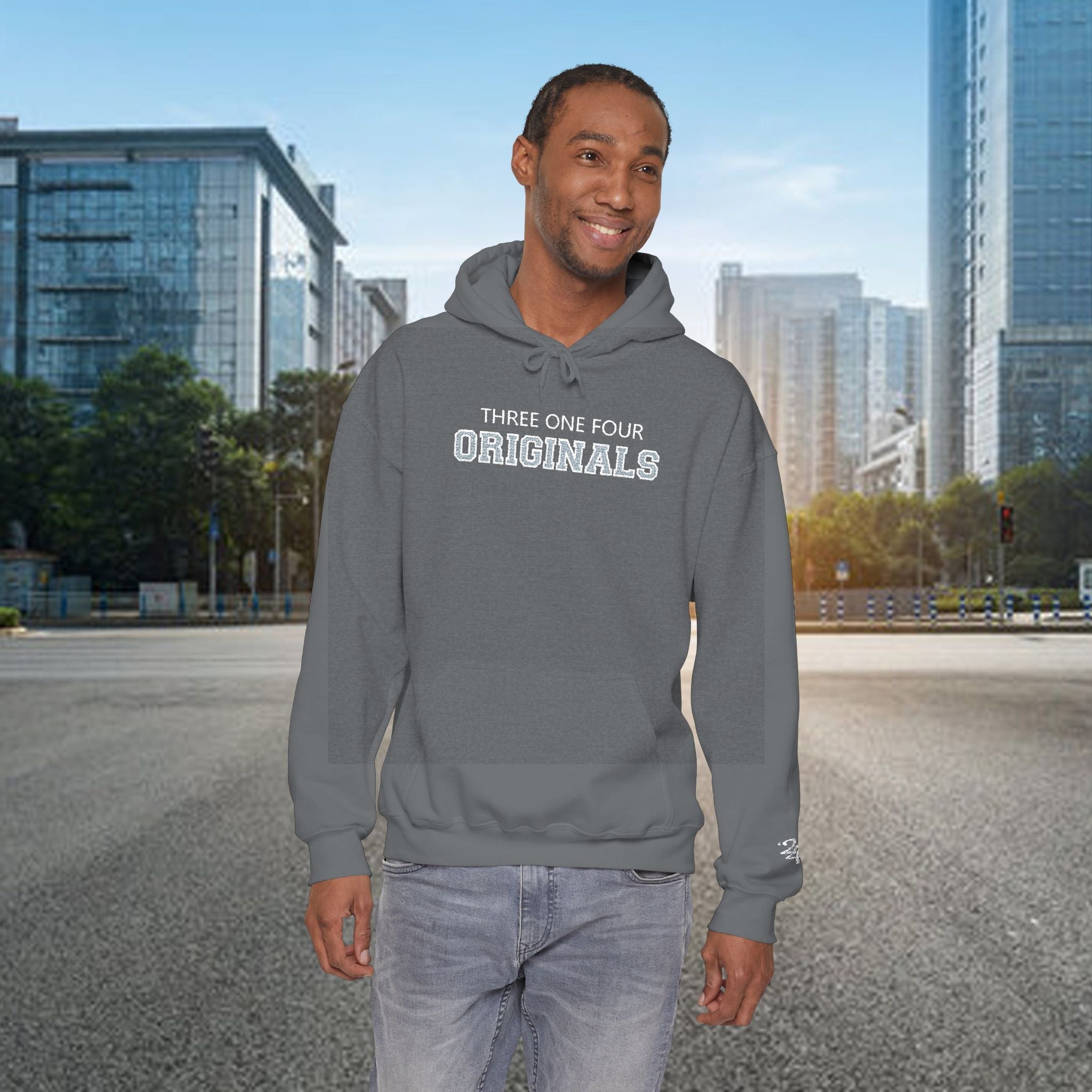 Three One Four Hoodie — Vintage Text - 314 Originals