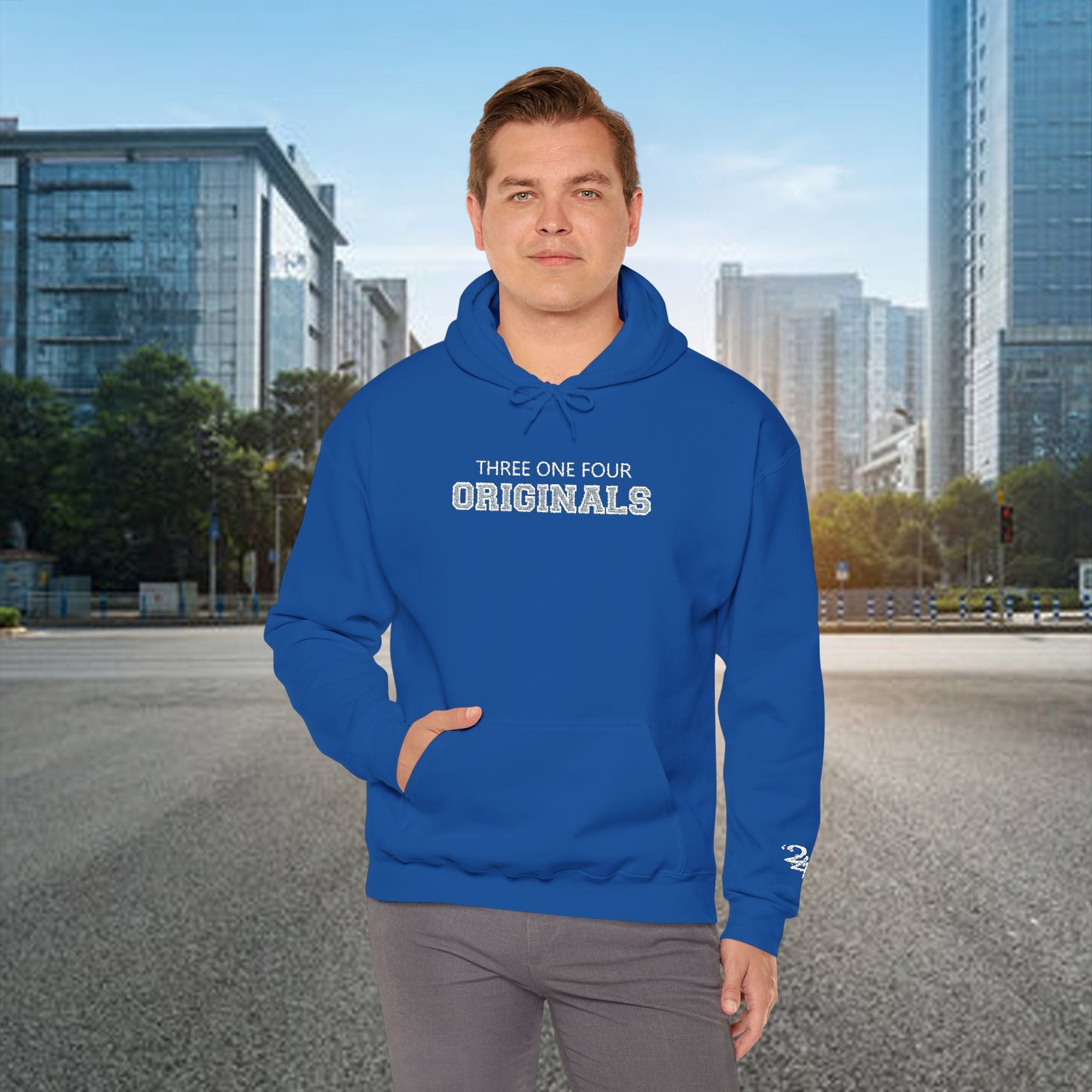 Three One Four Hoodie — Vintage Text - 314 Originals